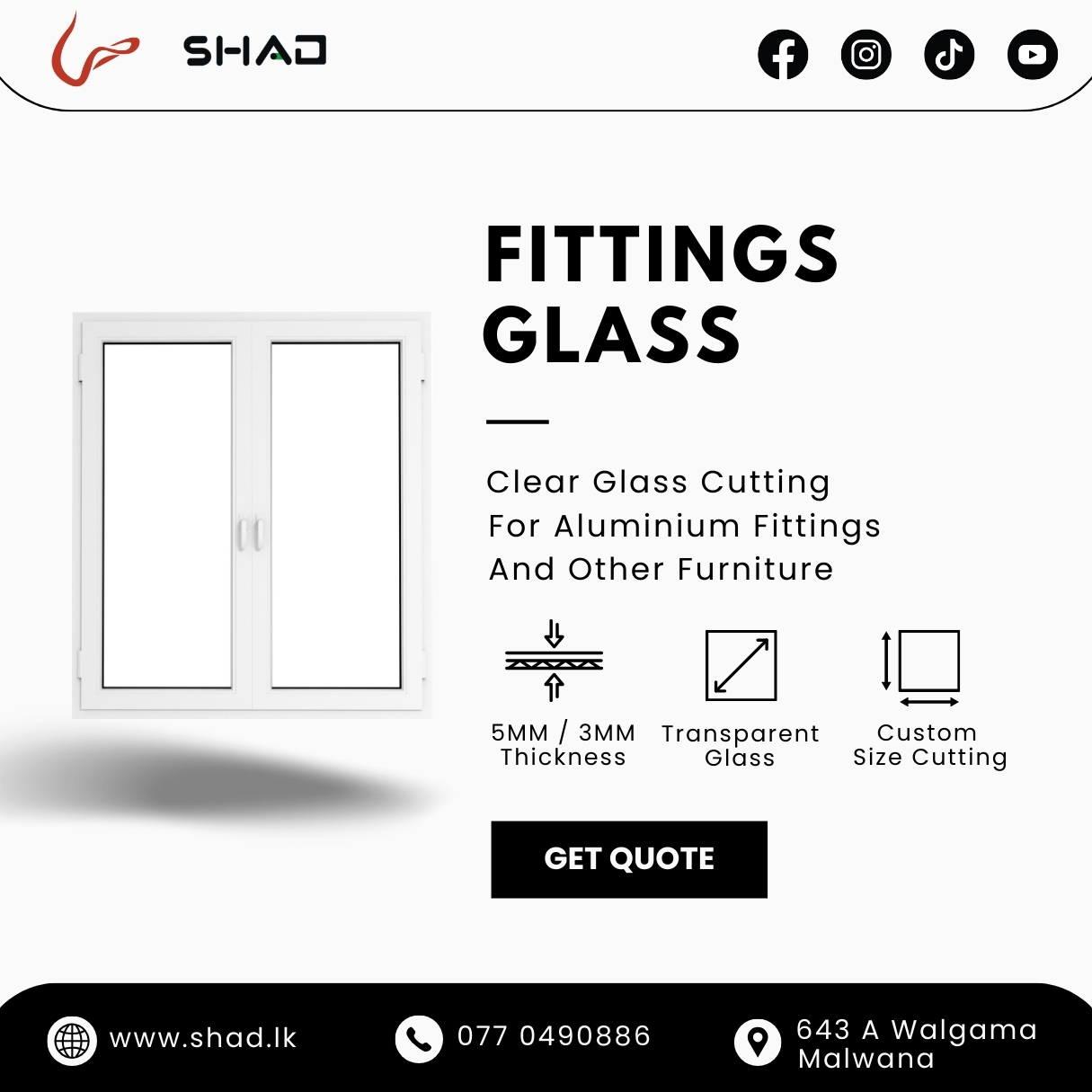 Fittings Glass