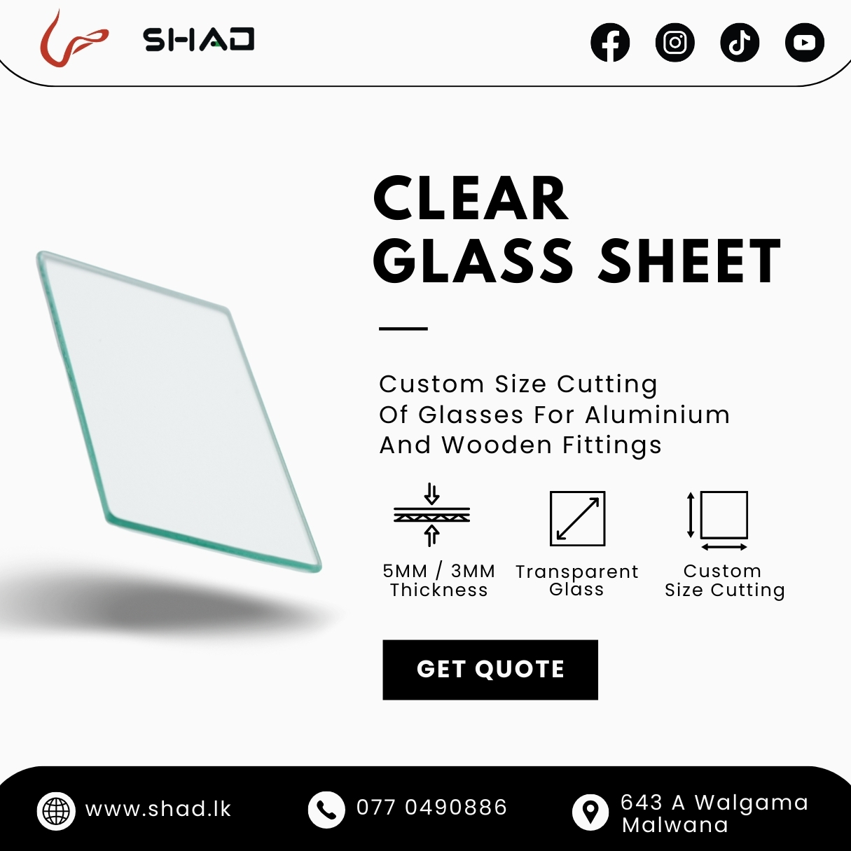 Clear Glass Sheet